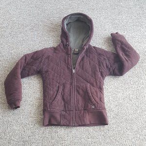 Nibus hemp and cotton hooded winter coat